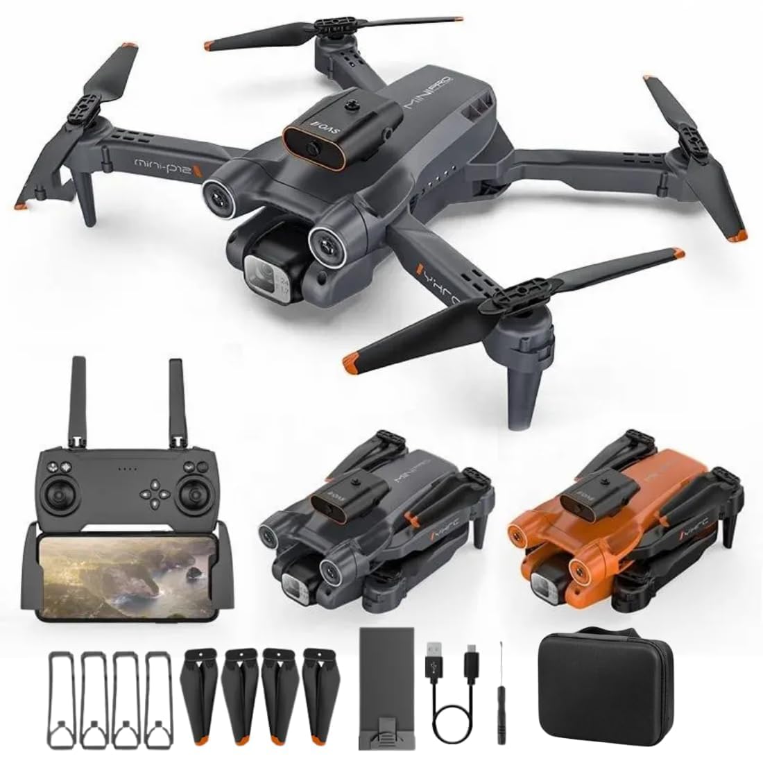 DrOnE WiTh 4K CaMeRa fOlDaBlE 1080P Hd dRoNe wItH FpV LiVe vIdEo, SmArT GeStUrEs sElFiE, aLtItUdE HoLd, OnE KeY TaKe oFf/lAnDiNg, 3d fLiPs fOr kIdS AnD AdUlTs. (P-12)