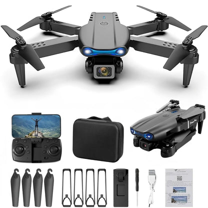 Drone with 4k Camera Foldable 1080P HD Drone with FPV Live Video, Gestures Selfie, Altitude Hold, One Key Take Off/Landing, 3D Series Flips, Headless Mode For Kids And Adults B1