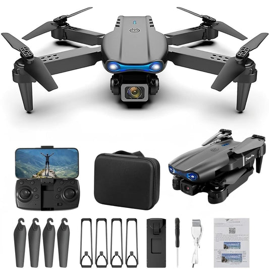 Drone with 4k Camera Foldable 1080P HD Drone with FPV Live Video, Gestures Selfie, Altitude Hold, One Key Take Off/Landing, 3D Series Flips, Headless Mode For Kids And Adults B1