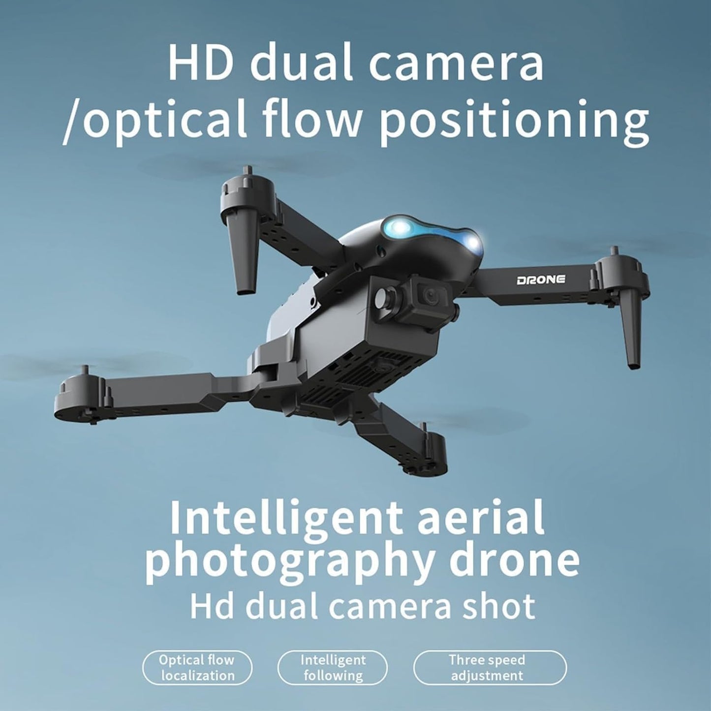 Drone with 4k Camera Foldable 1080P HD Drone with FPV Live Video, Gestures Selfie, Altitude Hold, One Key Take Off/Landing, 3D Series Flips, Headless Mode For Kids And Adults B1