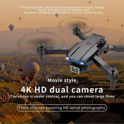 Drone with 4k Camera Foldable 1080P HD Drone with FPV Live Video, Gestures Selfie, Altitude Hold, One Key Take Off/Landing, 3D Series Flips, Headless Mode For Kids And Adults B1
